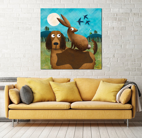 Springer Spaniel - Dog Art Canvas